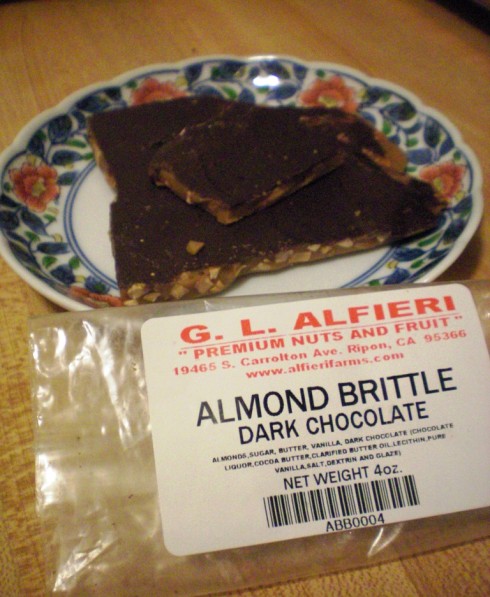 Dark Chocolate Almond Brittle