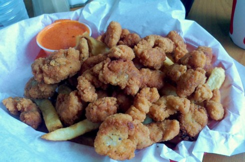 Buffalo Shrimps with Fries