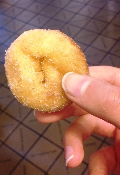 Daily Dozen Doughnut Company's mini doughnut